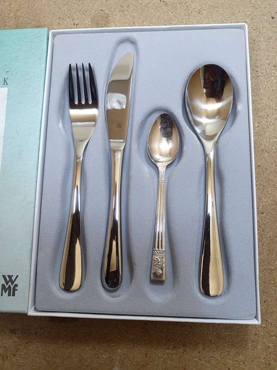 WMF - GERMANY 4PIECE LUXURY HIGH QUALITY CHILDREANS SPOON SET.
