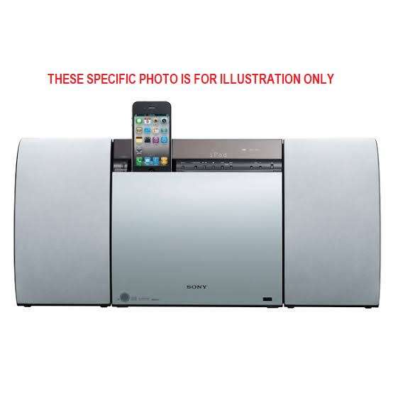 SONY WALL MOUNTABLE HOME SOUND SYSTEM WITH `iPhone` DOCKING STATION.