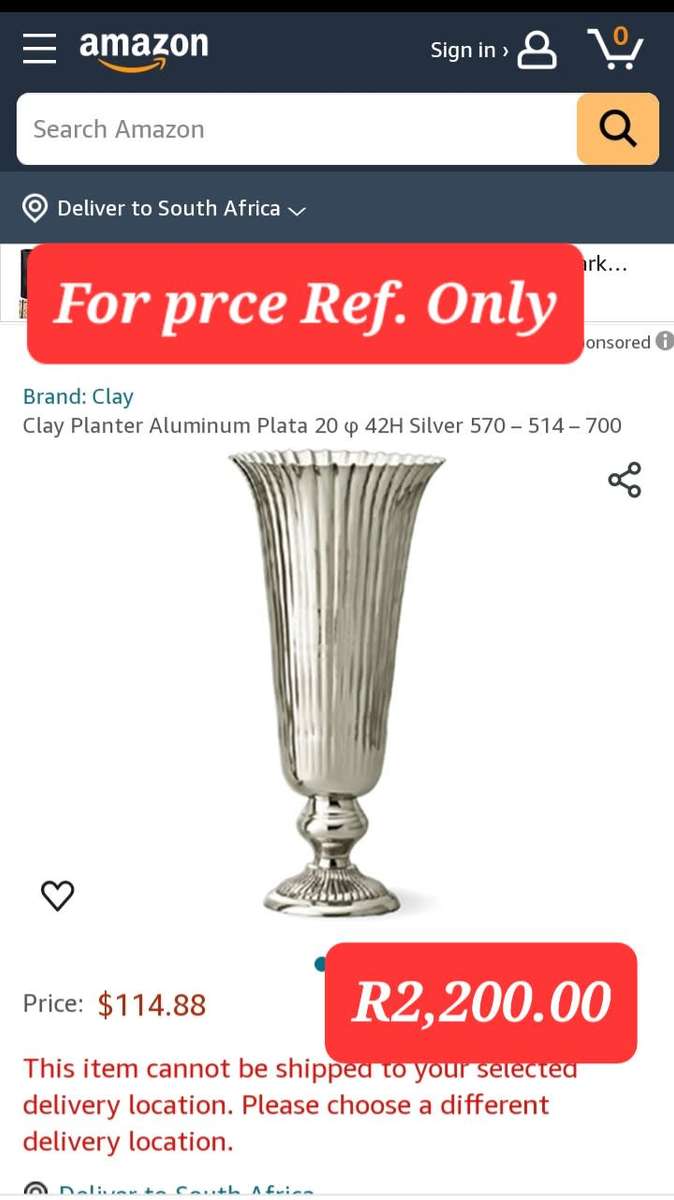 Classy vintage Circa 1920 Cartier Style Metallic tall bud vase in excellent condition.