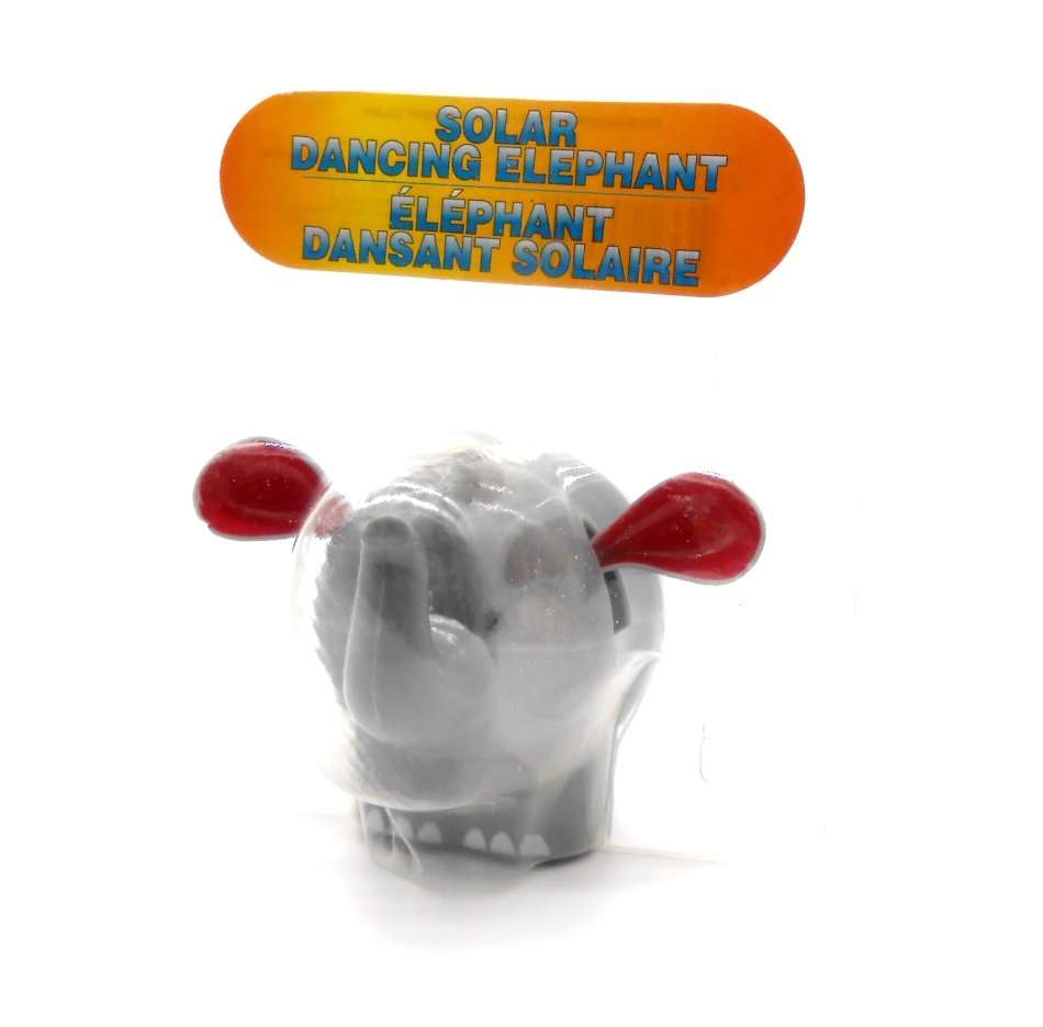 DANCING ELEPHANT / SOLAR POWERED / Fun Retro Novelty Gift
