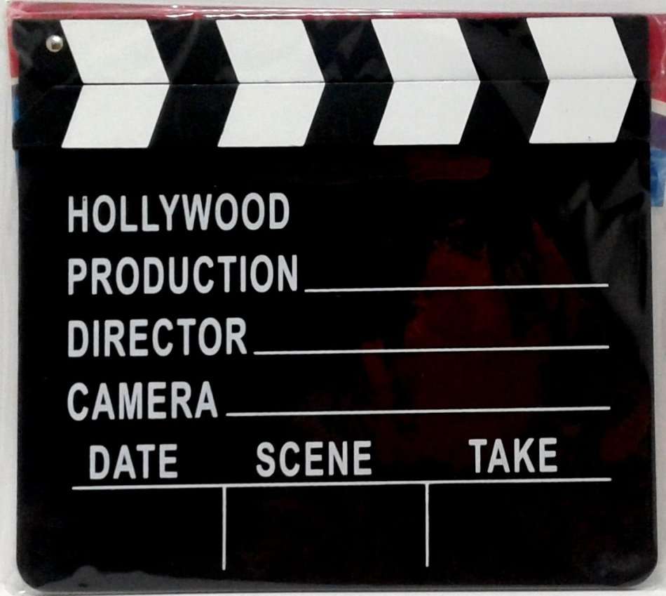 MOVIE CLAPPER BOARD / Scene, Camera, Action!