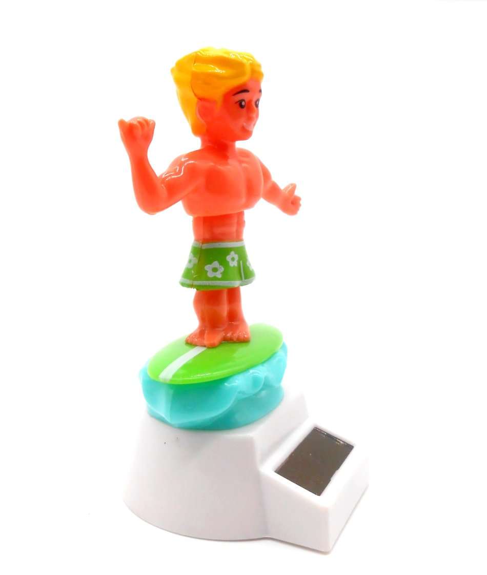 SURFER DUDE / SOLAR POWERED / Fun Retro Novelty Gift X 6