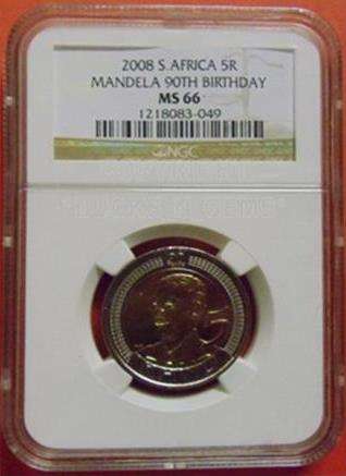 MS 66 NGC Graded - 90th Birthday R5 Coins