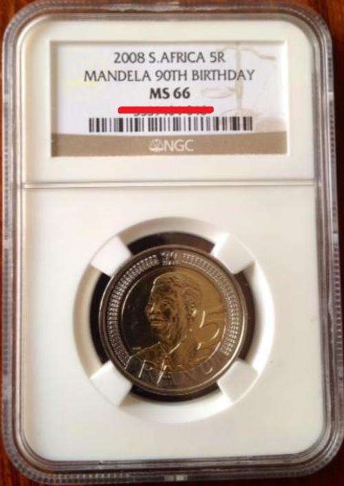 MS 66 NGC Graded - 90th Birthday R5 Coins