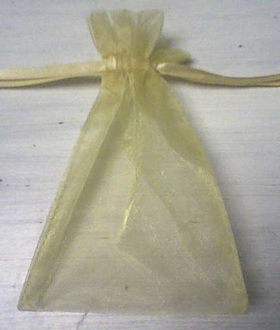 Organza bags - gold