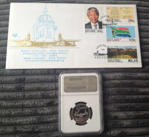 1994 Presidential Inauguration NGC PF68 Ultra Cameo Proof R5 Coin + FDC