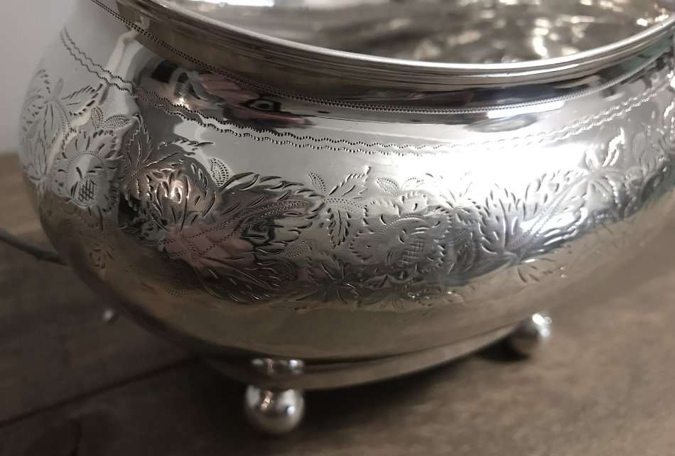 Antique Sterling Silver Sugar Bowl from 1814