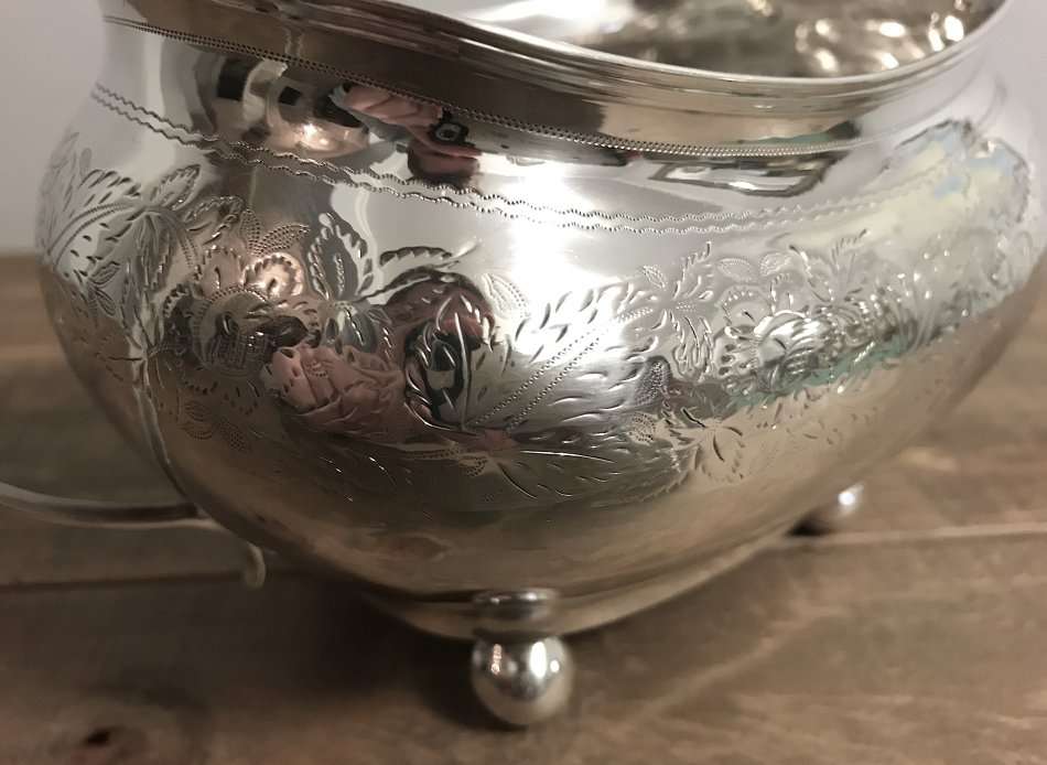 Antique Sterling Silver Sugar Bowl from 1814