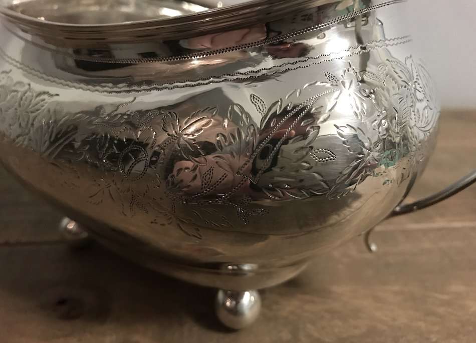 Antique Sterling Silver Sugar Bowl from 1814
