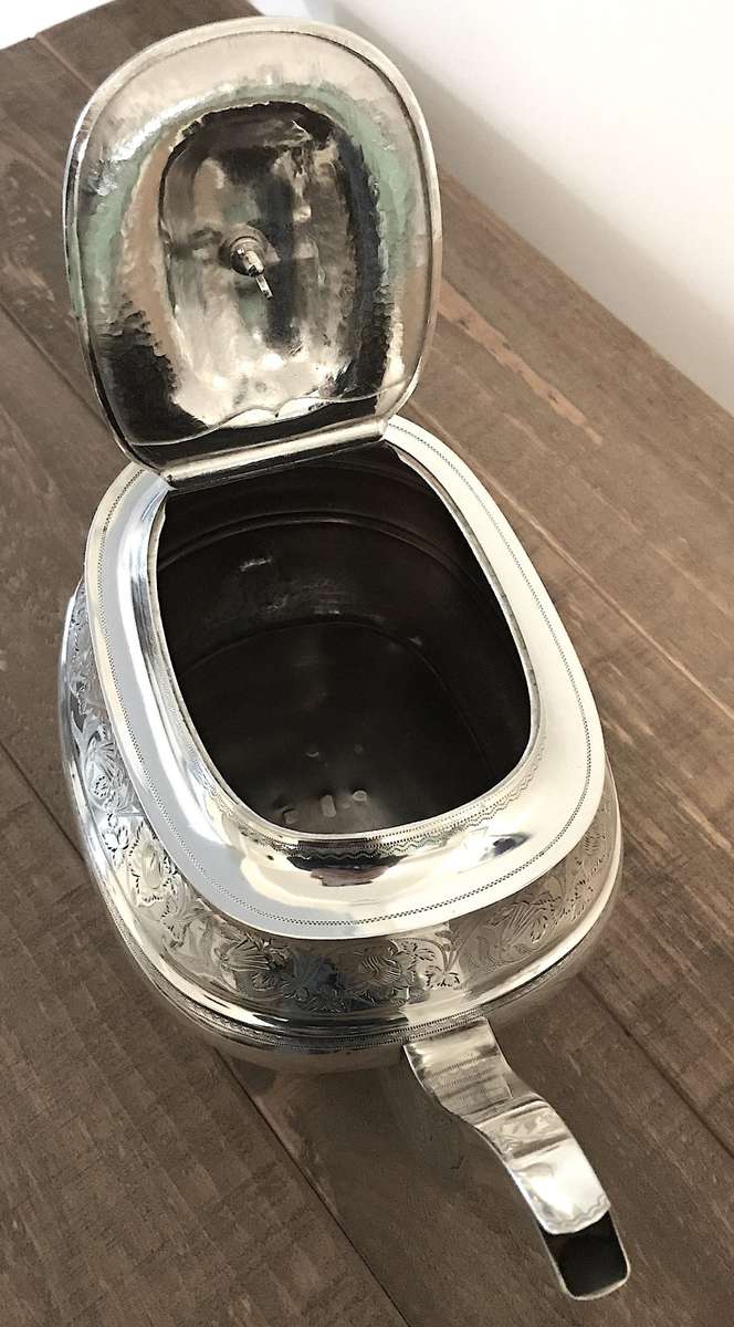 Antique Sterling Silver Scottish Teapot from 1809 for GoldenOldie