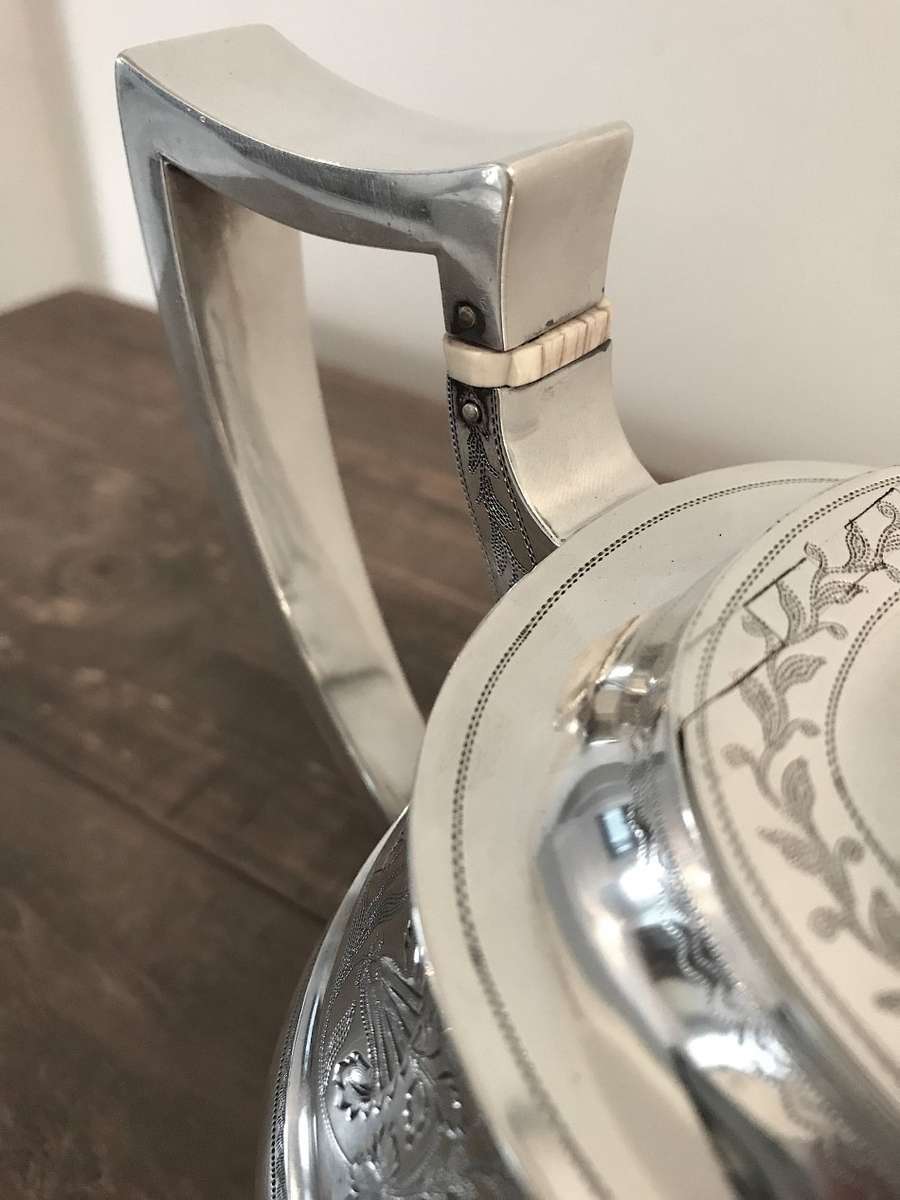 Antique Sterling Silver Scottish Teapot from 1809 for GoldenOldie