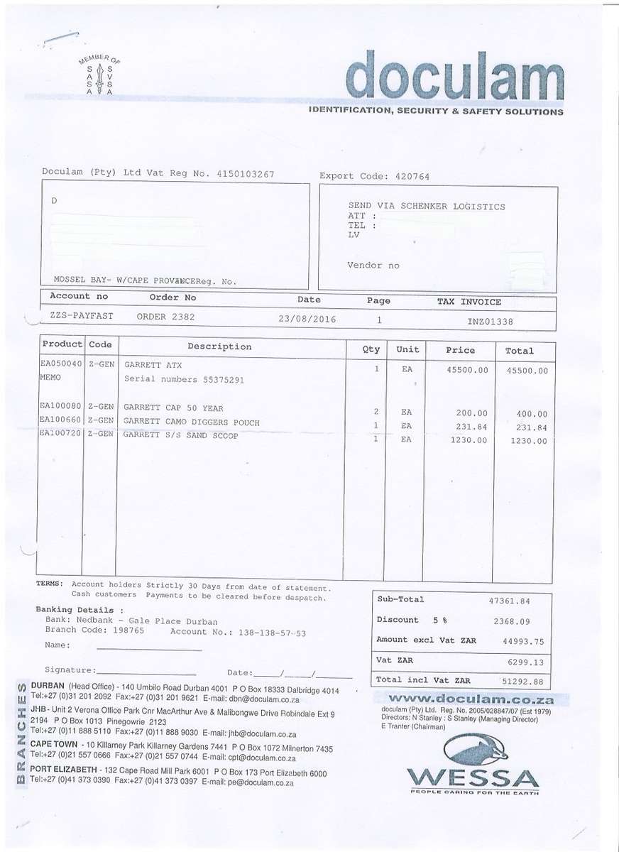 Garrett ATX + Extras
