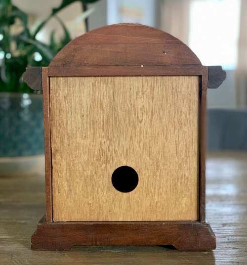 Tempus Fugit Antique Mantel Clock