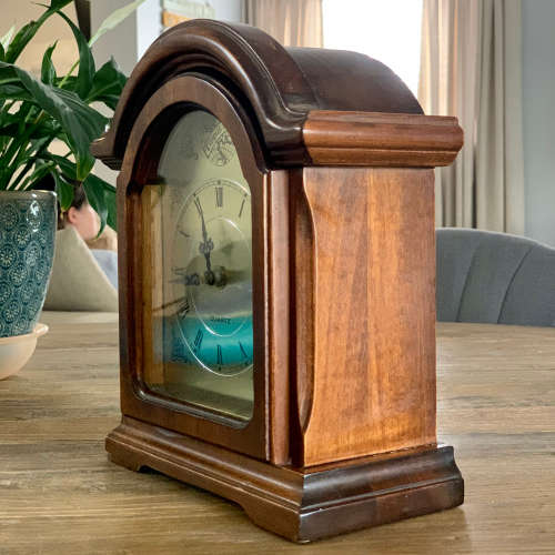 Tempus Fugit Antique Mantel Clock