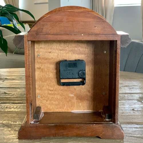 Tempus Fugit Antique Mantel Clock