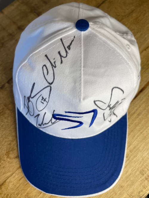 Autographed Hat - AB DE VILLIERS - SCHALK BRITS - CHRIS MORRIS - ZANDER LOMBARD
