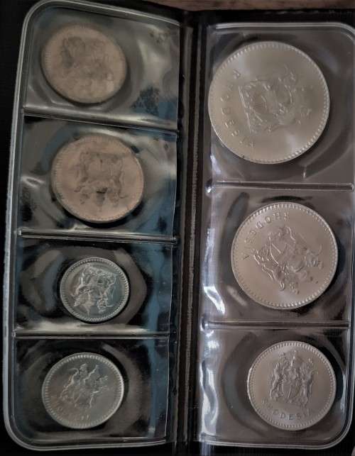 Rhodesia (now Zimbabwe) 1/2c - 25c 1970-1977 assorted mint