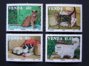 VENDA Mint Set - Cats 1993