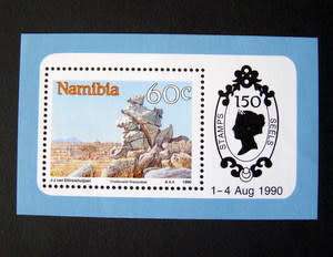 NAMIBIA Mint Miniature Sheet - Namibian Sights 1990