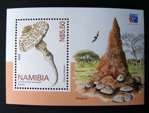 NAMIBIA Miniature Sheet - Mushrooms 1999