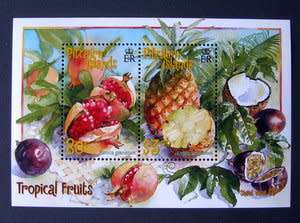 PITCAIRN ISLANDS Miniature Sheet - Tropical Fruit 2001