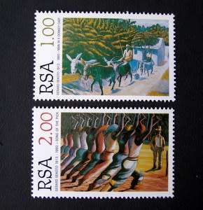 SOUTH AFRICA Mint Set - Gerard Sekoto Paintings 1996