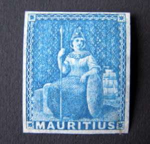 MAURITIUS (4d) Britannia 1858 **R3000**