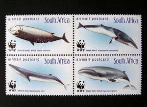 SOUTH AFRICA Mint Block - Whales 1998