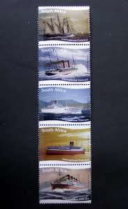 SOUTH AFRICA Mint Strip - Ships of the Union Castle Line 2007