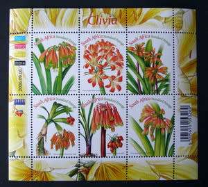 SOUTH AFRICA Mint Sheet - Clivias 2006  //Flowers
