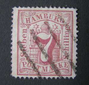 HAMBURG - 7s. 1865