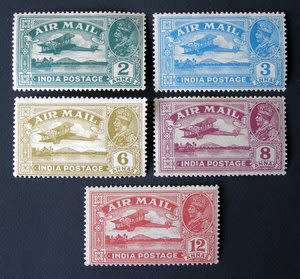 INDIA Mint Stamps - Air - de Haviland Hercules Aircraft 1929