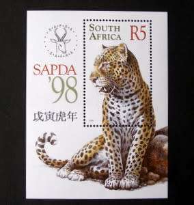 SOUTH AFRICA Mint Miniature Sheet - SAPDA 1998