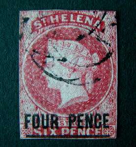ST. HELENA Queen Victoria 4d. Overprint 1856 **R3750**