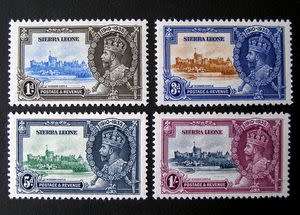SIERRA LEONE Set - Silver Jubilee 1935