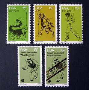 SOUTH AFRICA Mint Singles - Sports 1976