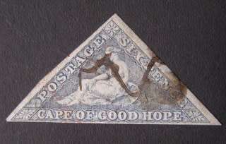 CAPE OF GOOD HOPE Triangular - 6d. Lilac 1853 **R7500**