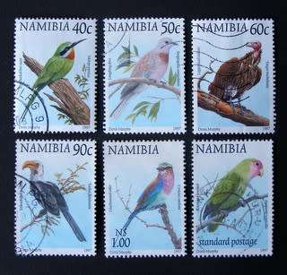 NAMIBIA - Birds from the Definitive Set 1997