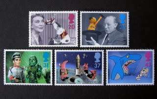 GREAT BRITAIN Mint Set - 50th Anniv. of Children's Television 1996