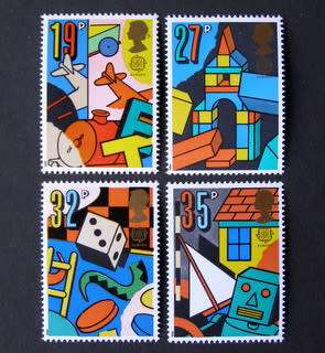 GREAT BRITAIN Mint Set - Europa: Games and Toys 1989