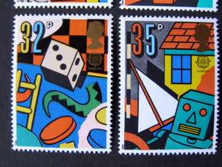 GREAT BRITAIN Mint Set - Europa: Games and Toys 1989