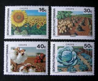 BOPHUTHATSWANA Mint Set - Agricultural Crops 1988