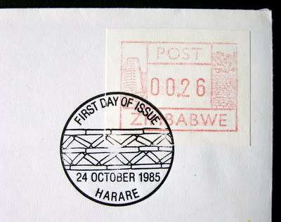 ZIMBABWE Cover - Frama Label 1985