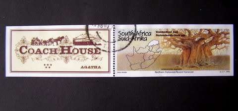 SOUTH AFRICA Miniature Sheet - Agatha Coach House 1997
