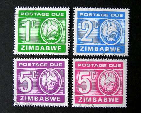 ZIMBABWE - Postage Due 1980