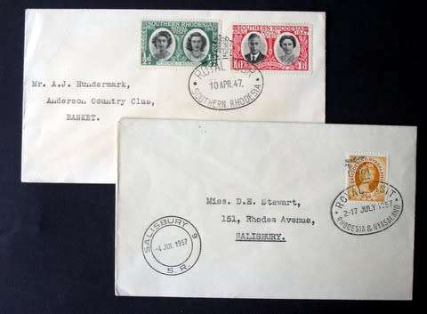 RHODESIA & NYASALAND/ S. RHODESIA Covers