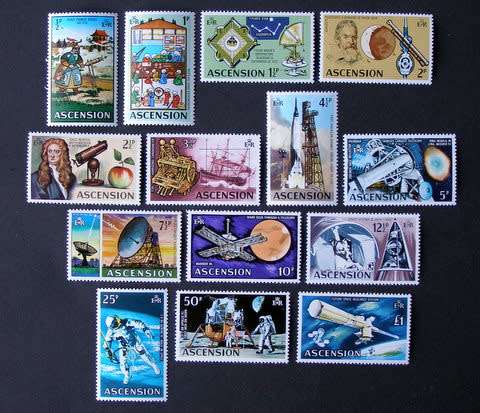 ASCENSION ISLAND Mint Set - Evolution of Space Travel 1971