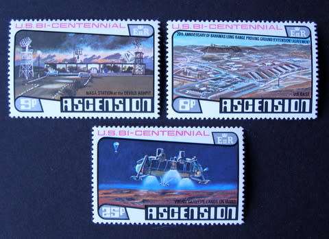 ASCENSION ISLAND Mint Set - Bicentenary of the American Revolution 1976