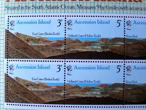 ASCENSION ISLAND Mint Miniature Sheet - Volcanoes 1978