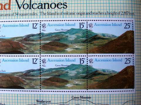 ASCENSION ISLAND Mint Miniature Sheet - Volcanoes 1978